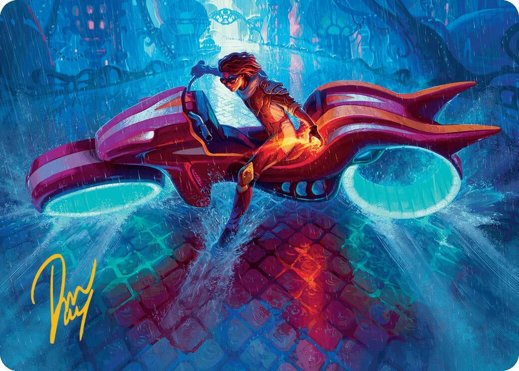 Image for Chandra, Spark Hunter Art Card (Gold-Stamped Signature) (20) - Magic: The Gathering