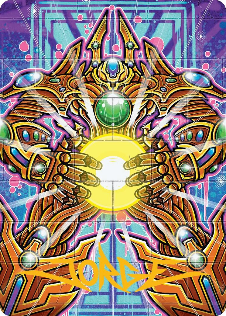 Image for Brightglass Gearhulk Art Card (Gold-Stamped Signature) (53) - Magic: The Gathering