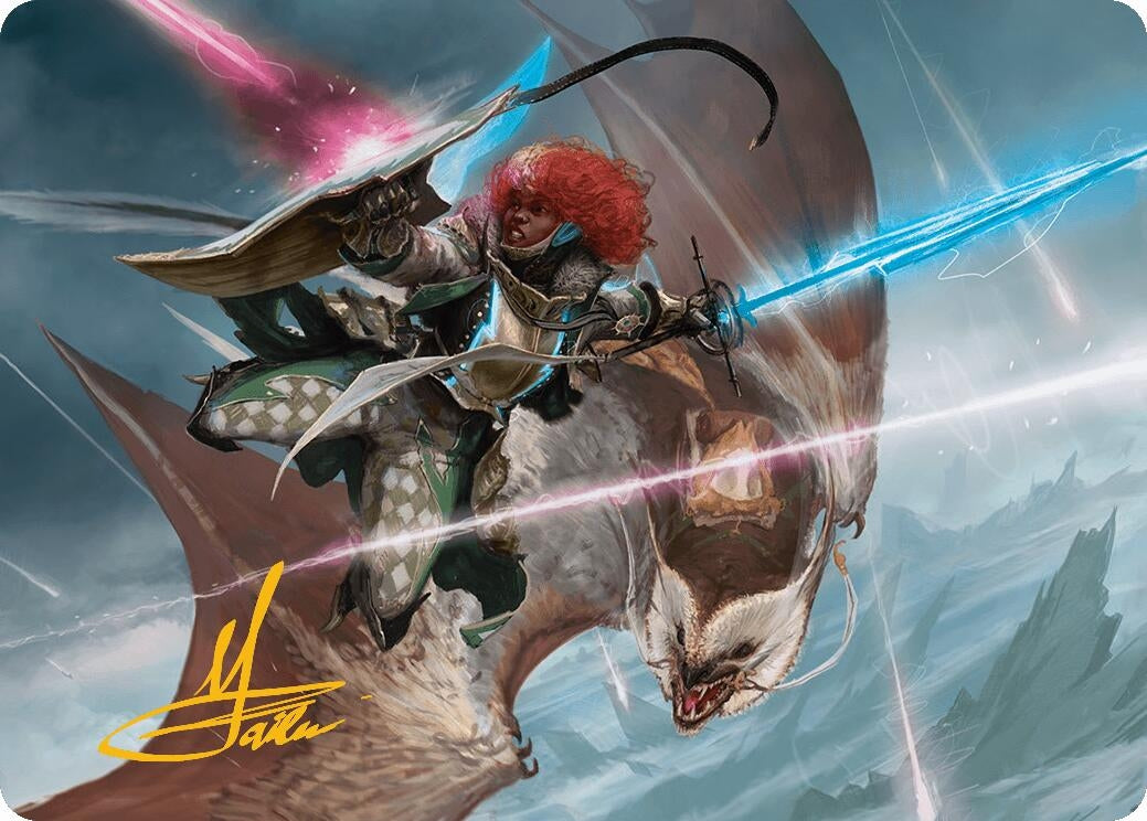 Image for Caradora, Heart of Alacria Art Card (14/54) (Gold-Stamped Signature) (14) - Magic: The Gathering