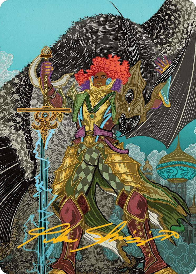 Image for Caradora, Heart of Alacria Art Card (3/54) (Gold-Stamped Signature) (3) - Magic: The Gathering