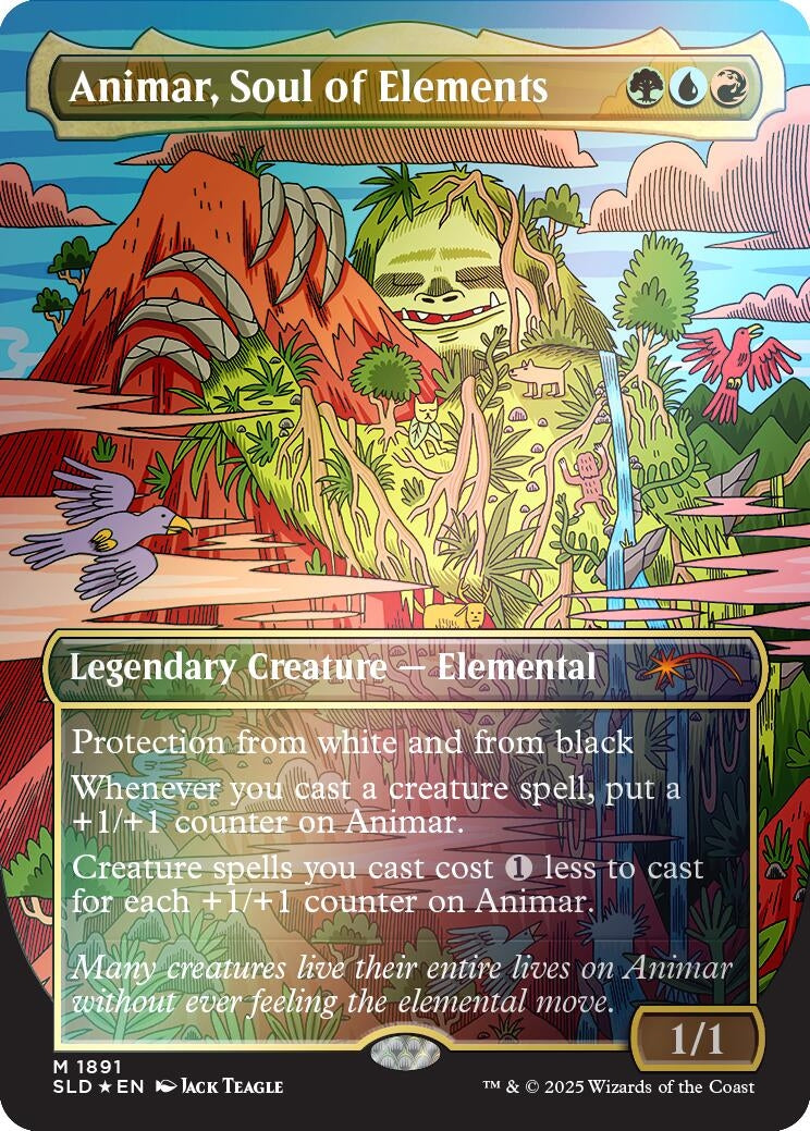 Animar, Soul of Elements (Rainbow Foil) (1891)