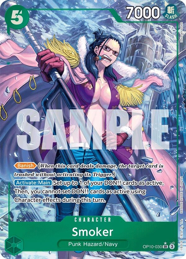Image for Smoker (030) (Parallel) (OP10-030) - One Piece Card Game