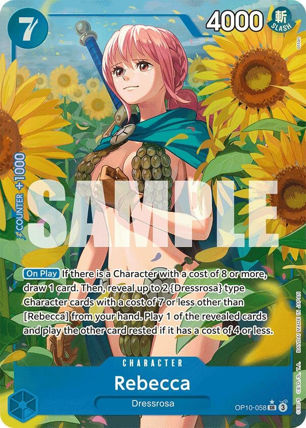 Image for Rebecca (Parallel) (OP10-058) - One Piece Card Game