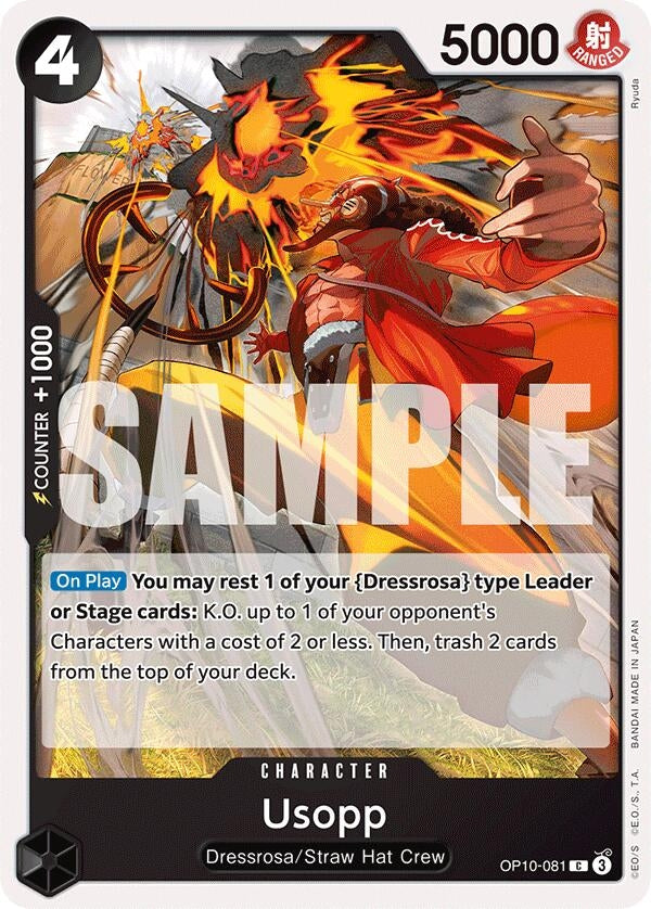 Image for Usopp (081) (OP10-081) - One Piece Card Game
