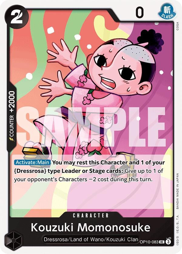 Image for Kouzuki Momonosuke (083) (OP10-083) - One Piece Card Game