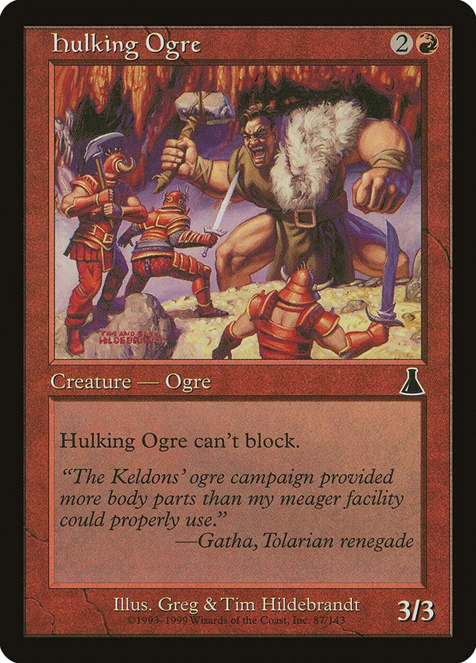 Image for Hulking Ogre (87) - Magic: The Gathering