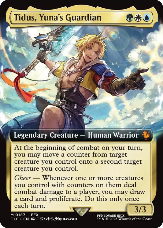 Image for Tidus, Yuna's Guardian (Extended Art) (187) - Magic: The Gathering
