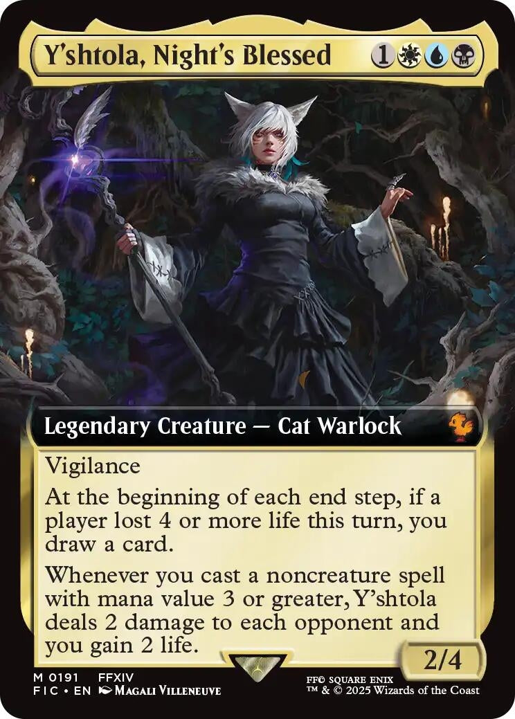 Image for Y'shtola, Night's Blessed (Extended Art) (191) - Magic: The Gathering