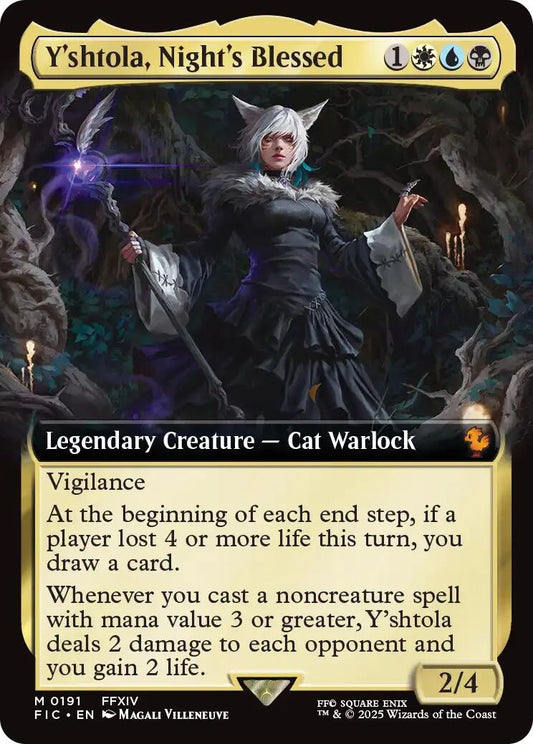 Image for Y'shtola, Night's Blessed (Extended Art) (191) - Magic: The Gathering