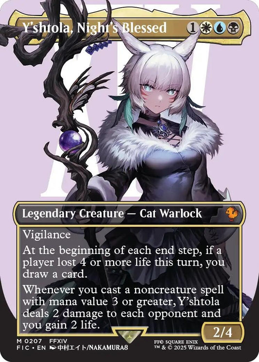 Image for Y'shtola, Night's Blessed (Borderless) (207) - Magic: The Gathering