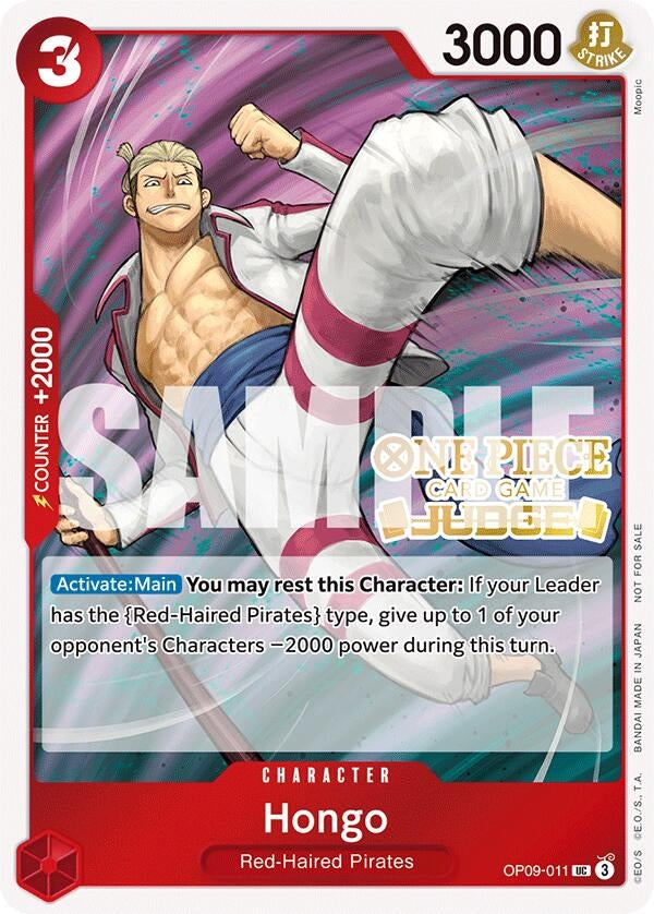 Image for Hongo (Judge Pack Vol. 5) (OP09-011) - One Piece Card Game