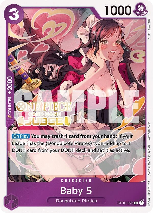 Image for Baby 5 (Judge Pack Vol. 5) (OP10-076) - One Piece Card Game