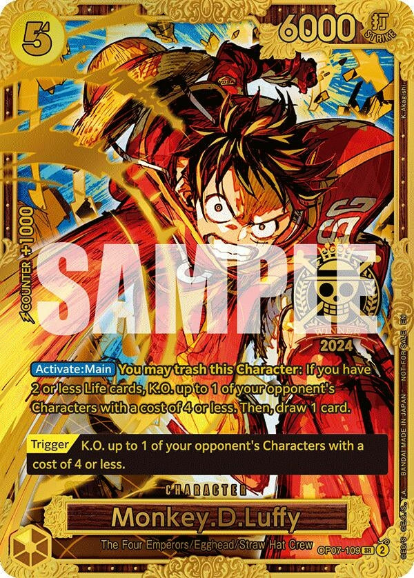 Image for Monkey.D.Luffy (Championship 2024 World Final 1st Place) (OP07-109) - One Piece Card Game