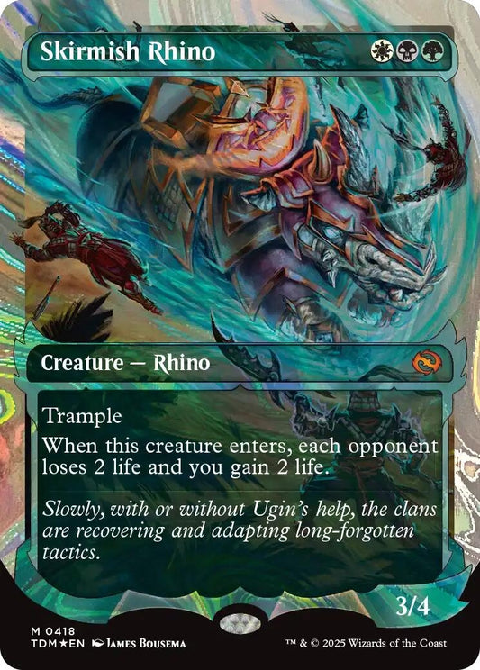 Image for Skirmish Rhino (Showcase) (Halo Foil) (418) - Magic: The Gathering