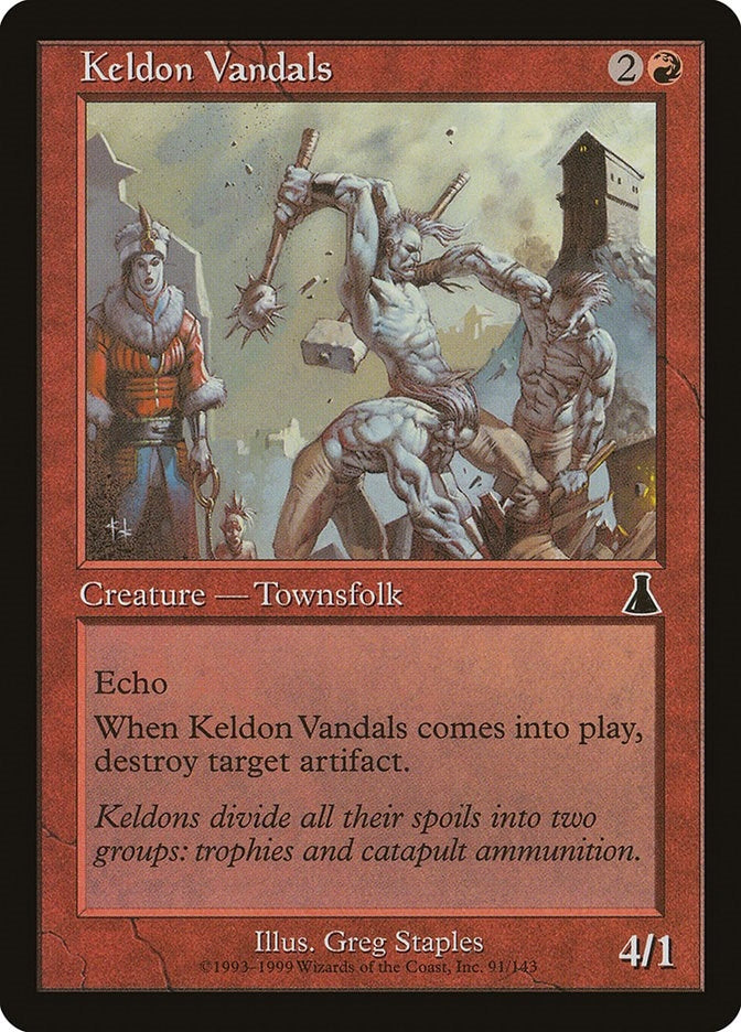 Image for Keldon Vandals (91) - Magic: The Gathering