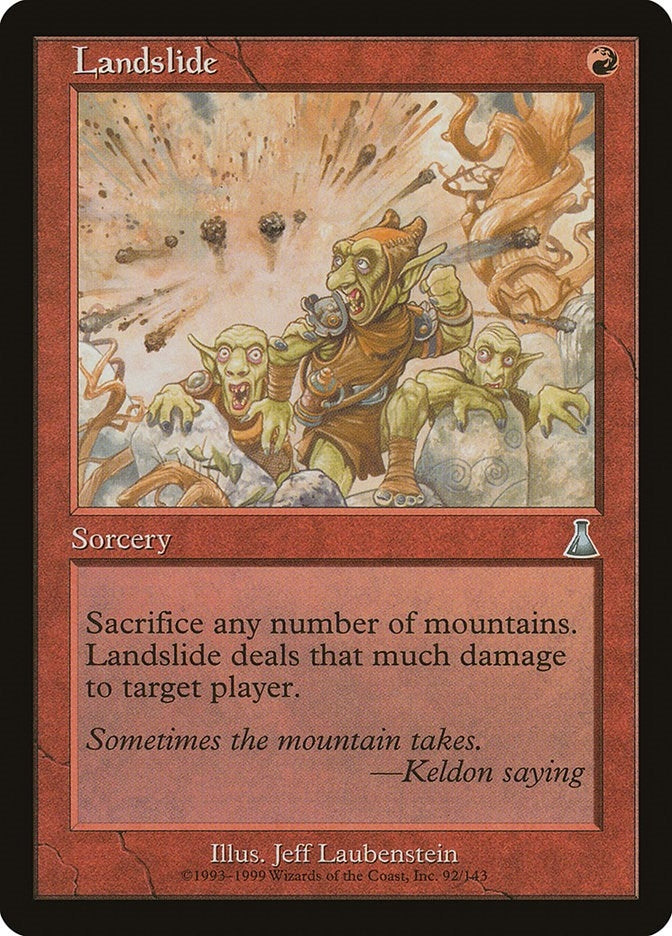 Image for Landslide (92) - Magic: The Gathering