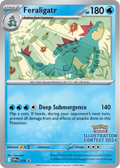 Image for Feraligatr - 213 (Illustration Contest 2024) (213) - Pokemon
