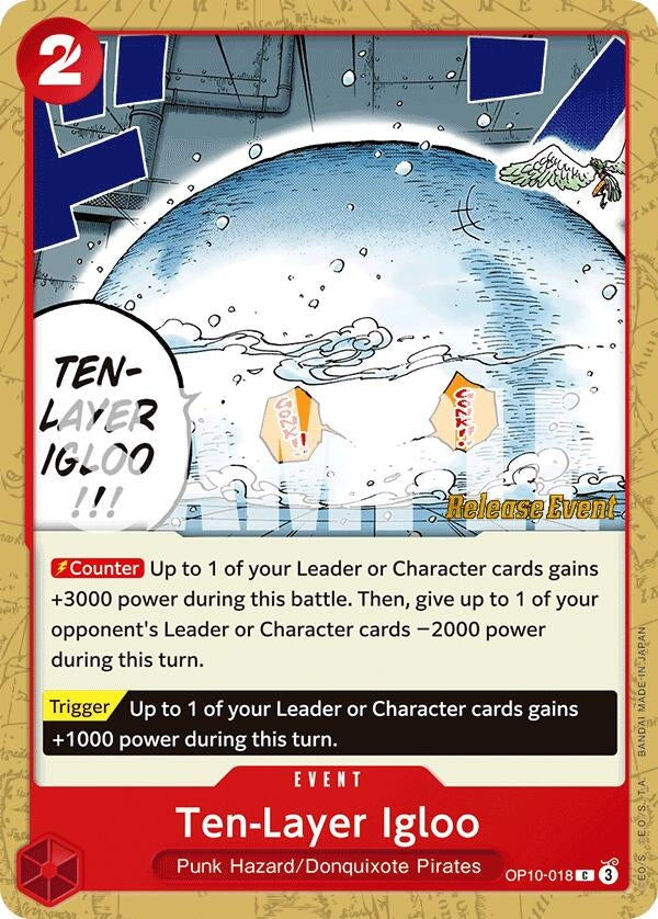 Image for Ten-Layer Igloo (OP10-018) - One Piece Card Game