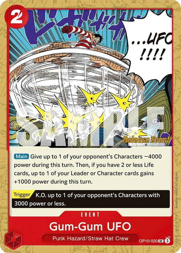 Image for Gum-Gum UFO (OP10-020) - One Piece Card Game