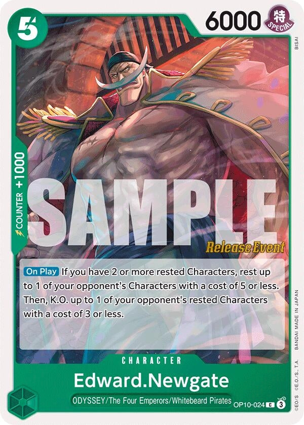 Image for Edward.Newgate (OP10-024) - One Piece Card Game