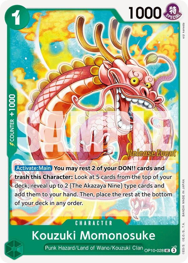 Image for Kouzuki Momonosuke (028) (OP10-028) - One Piece Card Game