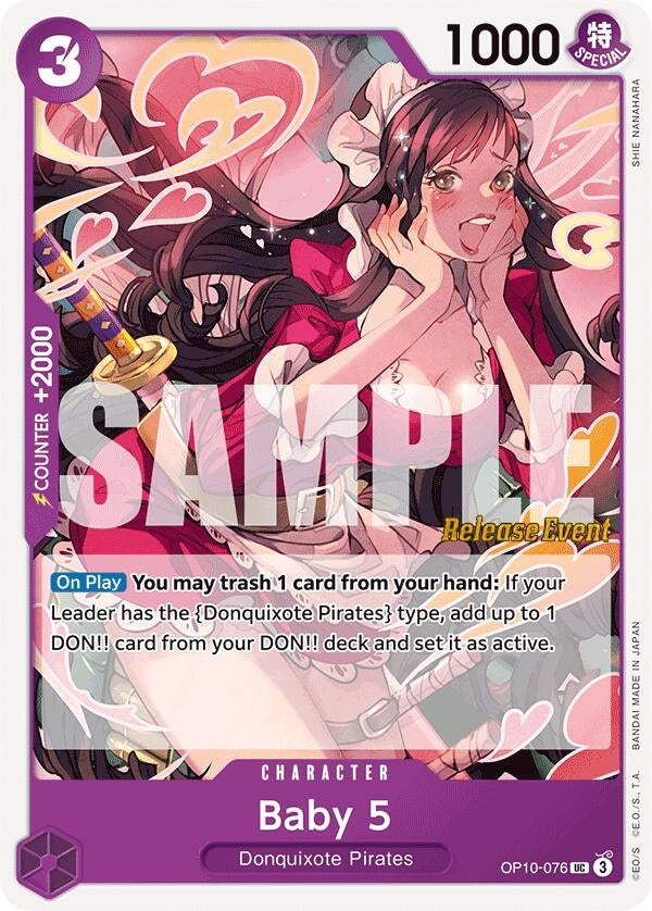 Image for Baby 5 (OP10-076) - One Piece Card Game