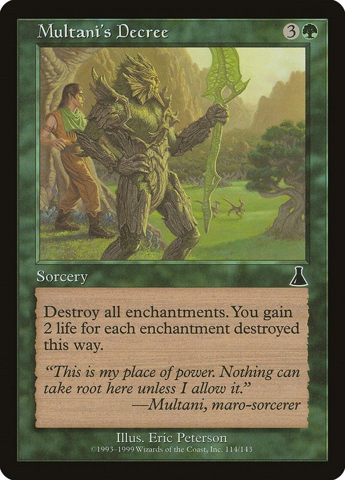 Image for Multani's Decree (114) - Magic: The Gathering