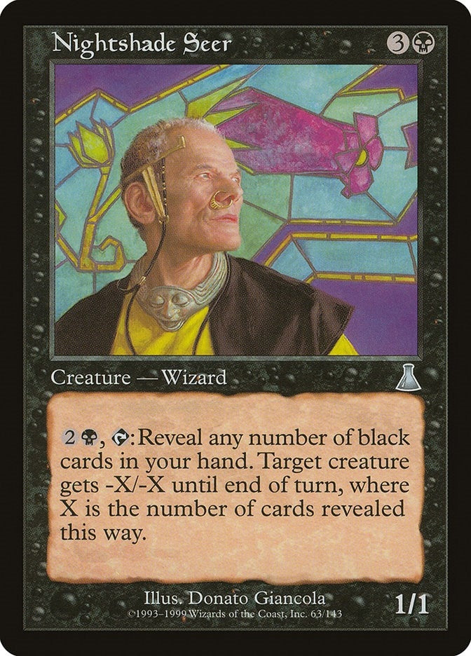 Image for Nightshade Seer (63) - Magic: The Gathering