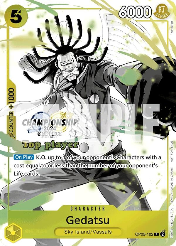 Image for Gedatsu (Championship 2024 Top Player Pack Vol. 2) (OP05-102) - One Piece Card Game