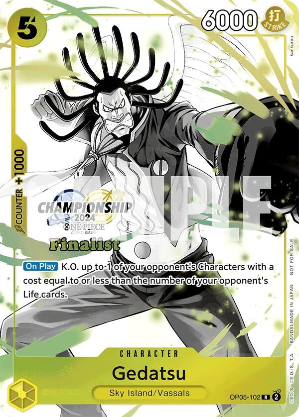 Image for Gedatsu (Championship 2024 Finalist Card Set Vol. 2) (OP05-102) - One Piece Card Game