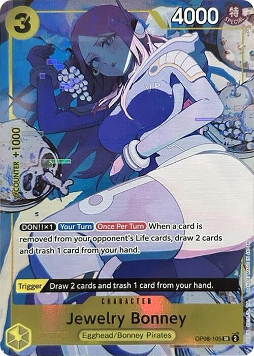 Image for Jewelry Bonney (Illustration Box EX) (OP08-105) - One Piece Card Game