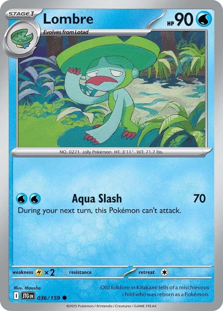 Image for Lombre (036/159) - Pokemon