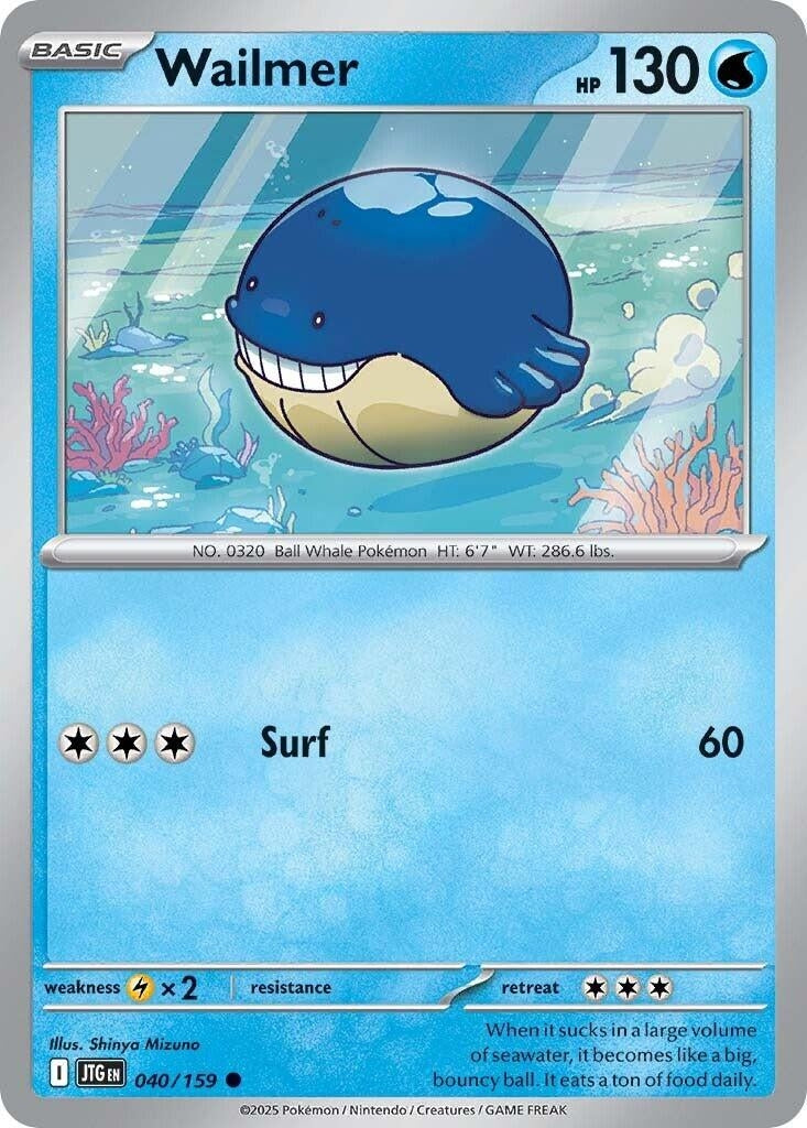Image for Wailmer (040/159) - Pokemon