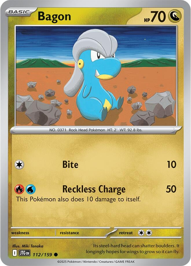 Image for Bagon (112/159) - Pokemon