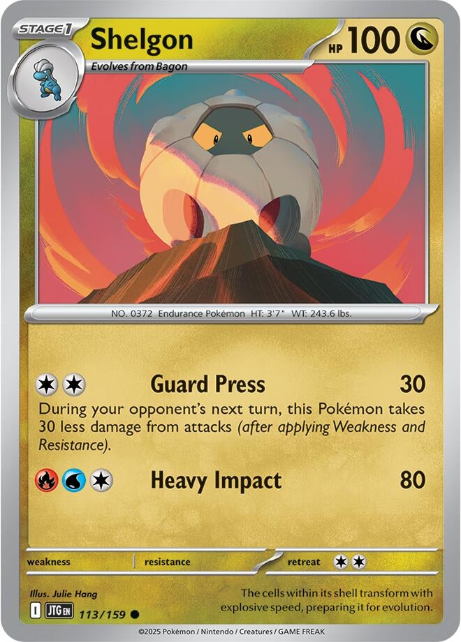 Image for Shelgon (113/159) - Pokemon