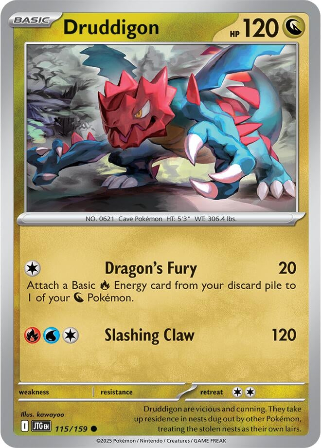 Image for Druddigon (115/159) - Pokemon