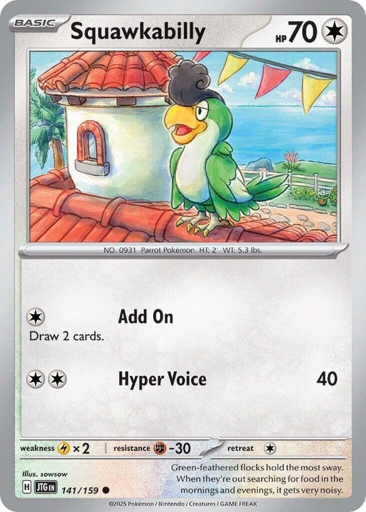 Image for Squawkabilly (141/159) - Pokemon