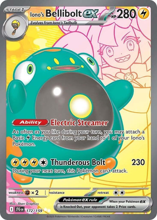 Image for Iono's Bellibolt ex (172/159) - Pokemon