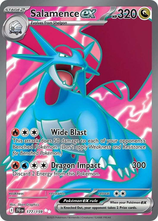 Image for Salamence ex (177/159) - Pokemon