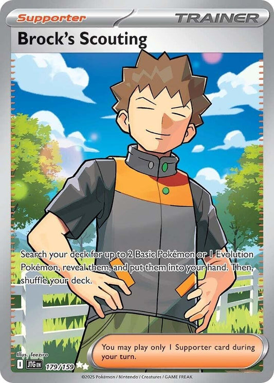 Image for Brock's Scouting (179/159) - Pokemon
