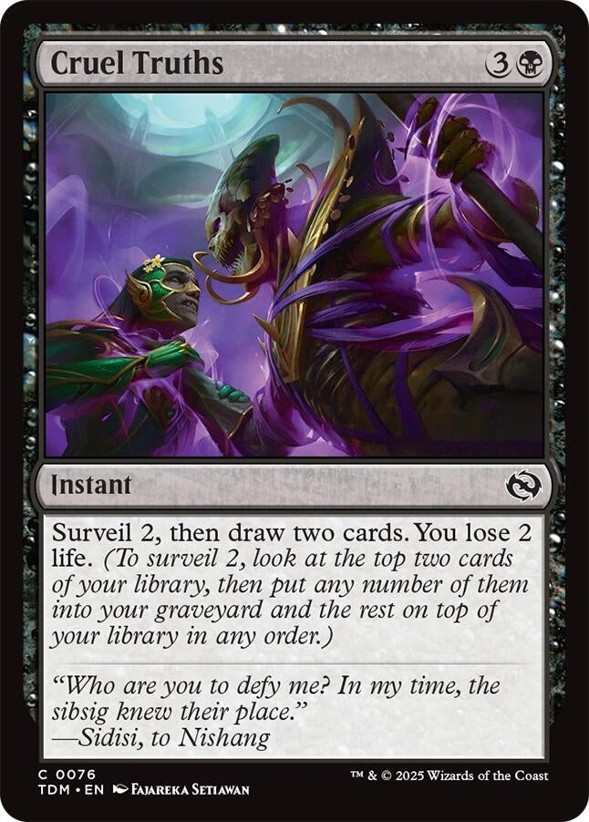Image for Cruel Truths (76) - Magic: The Gathering