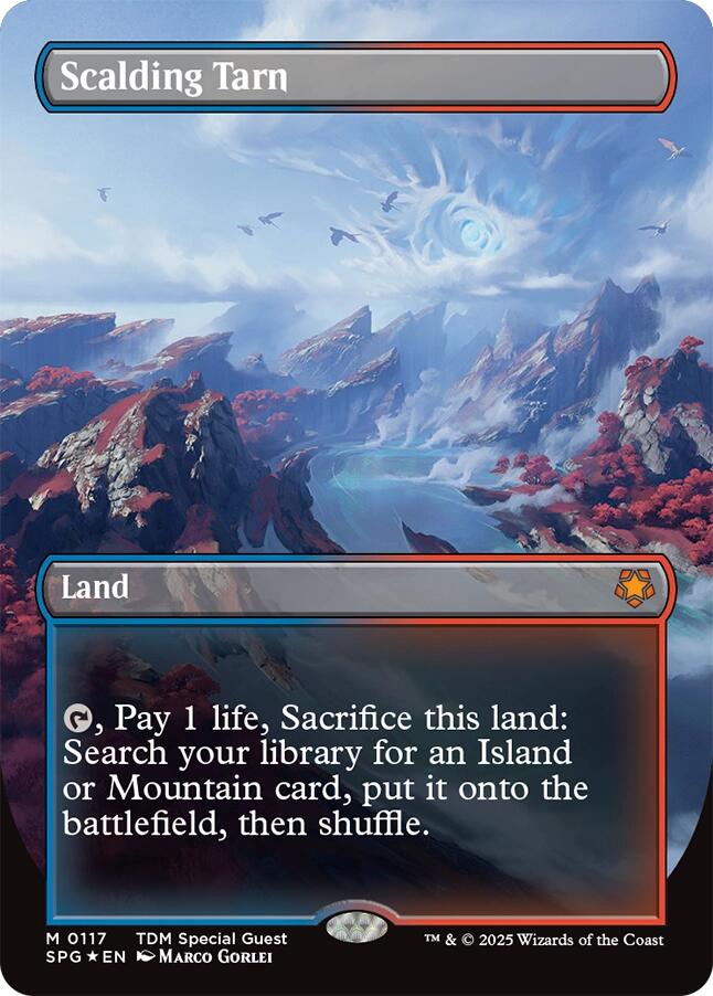 Scalding Tarn (Borderless) (Dragonscale Foil)