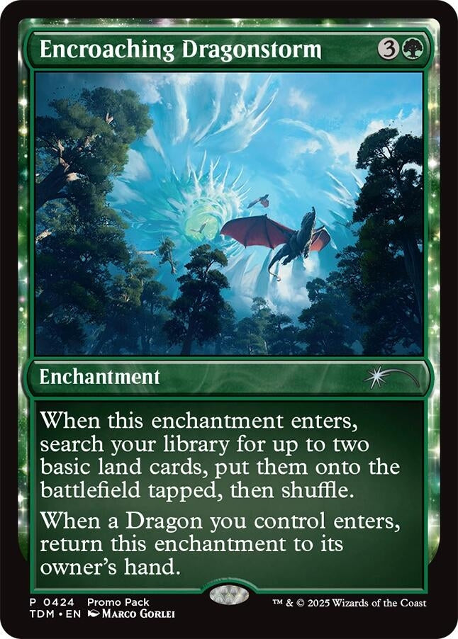 Image for Encroaching Dragonstorm (424) - Magic: The Gathering