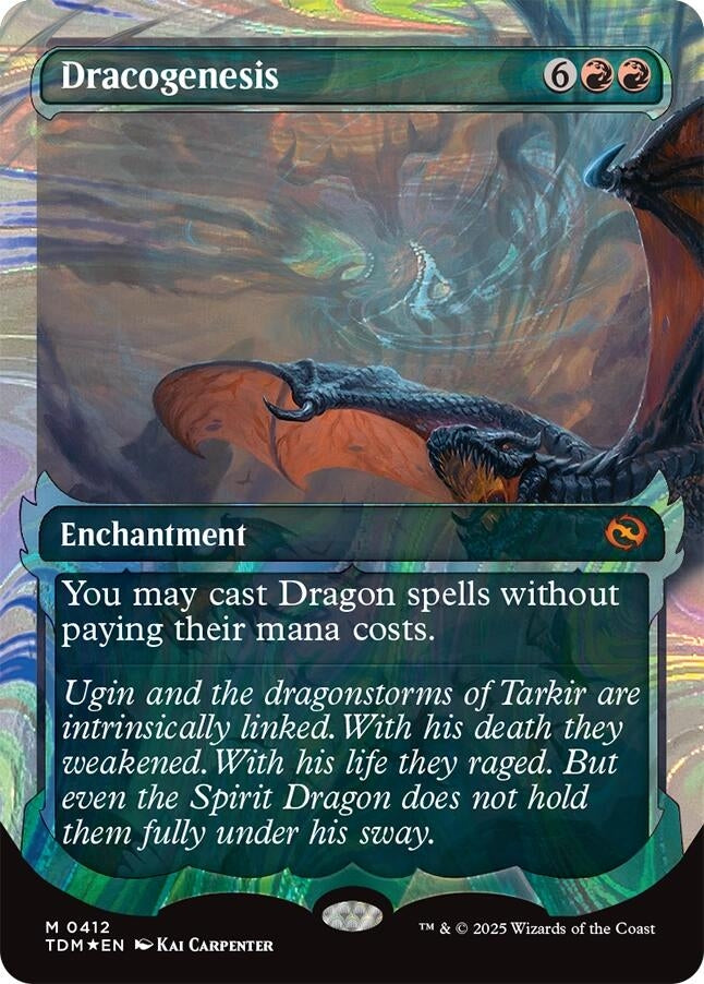 Image for Dracogenesis (0412) (Showcase) (Halo Foil) (412) - Magic: The Gathering