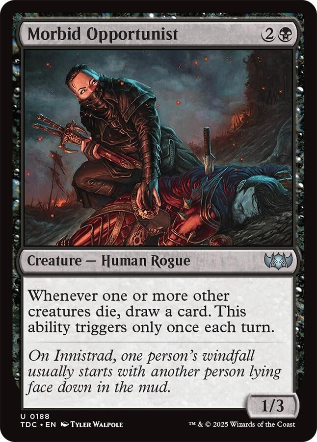 Image for Morbid Opportunist (188) - Magic: The Gathering
