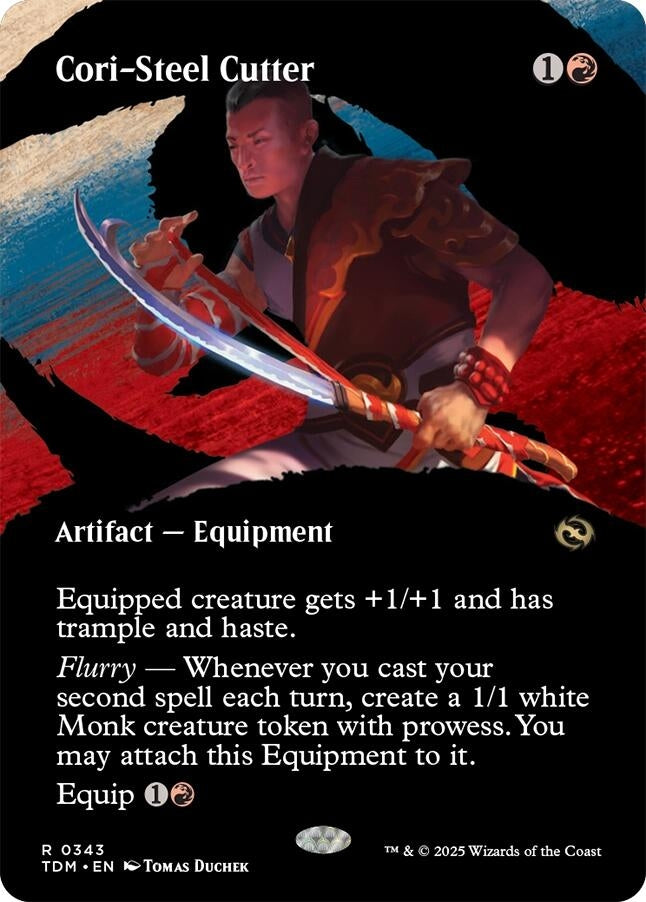 Image for Cori-Steel Cutter (Borderless) (343) - Magic: The Gathering