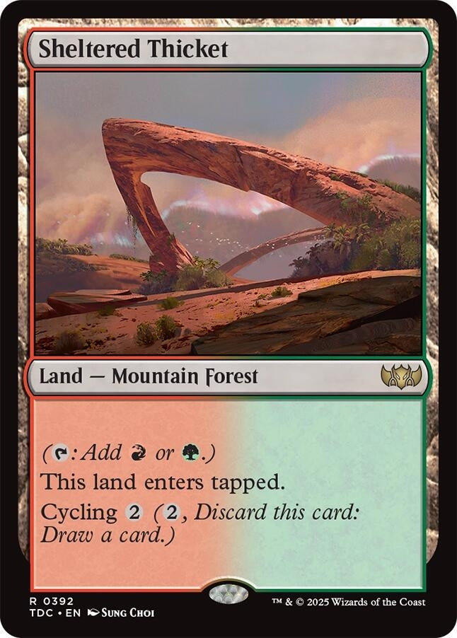 Image for Sheltered Thicket (392) - Magic: The Gathering