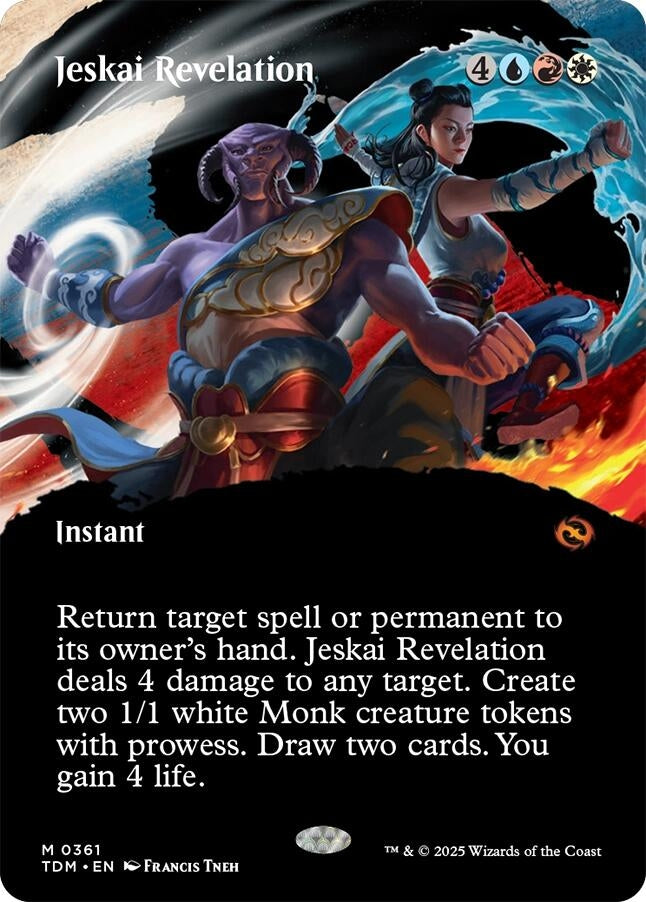 Image for Jeskai Revelation (Borderless) (361) - Magic: The Gathering