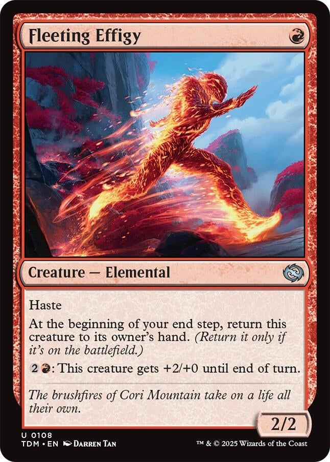 Image for Fleeting Effigy (108) - Magic: The Gathering