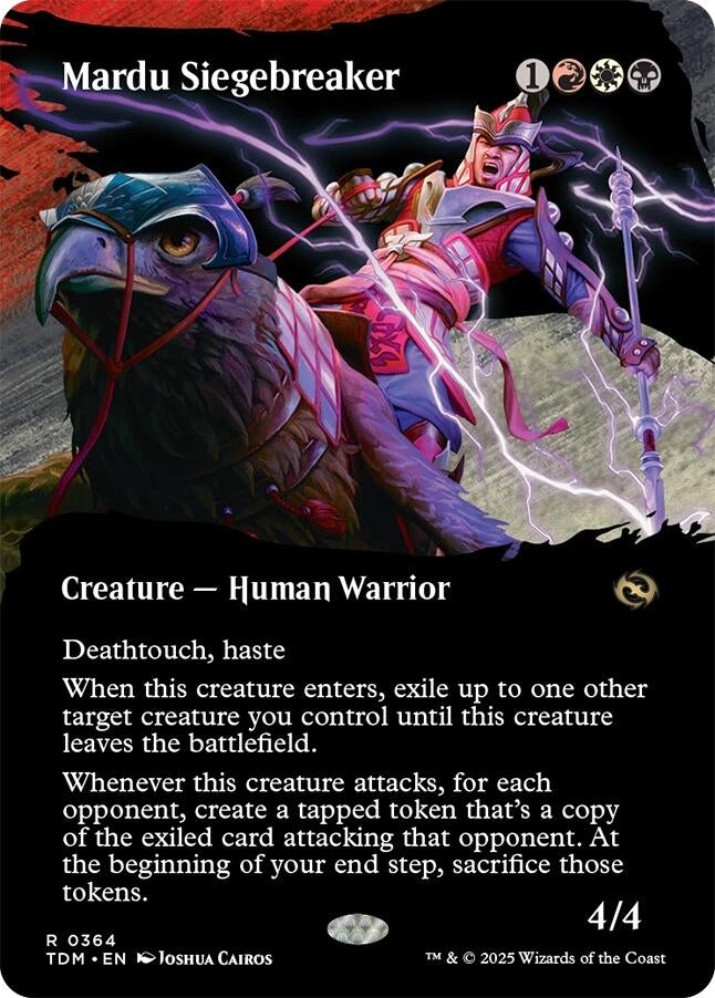 Image for Mardu Siegebreaker (Borderless) (364) - Magic: The Gathering
